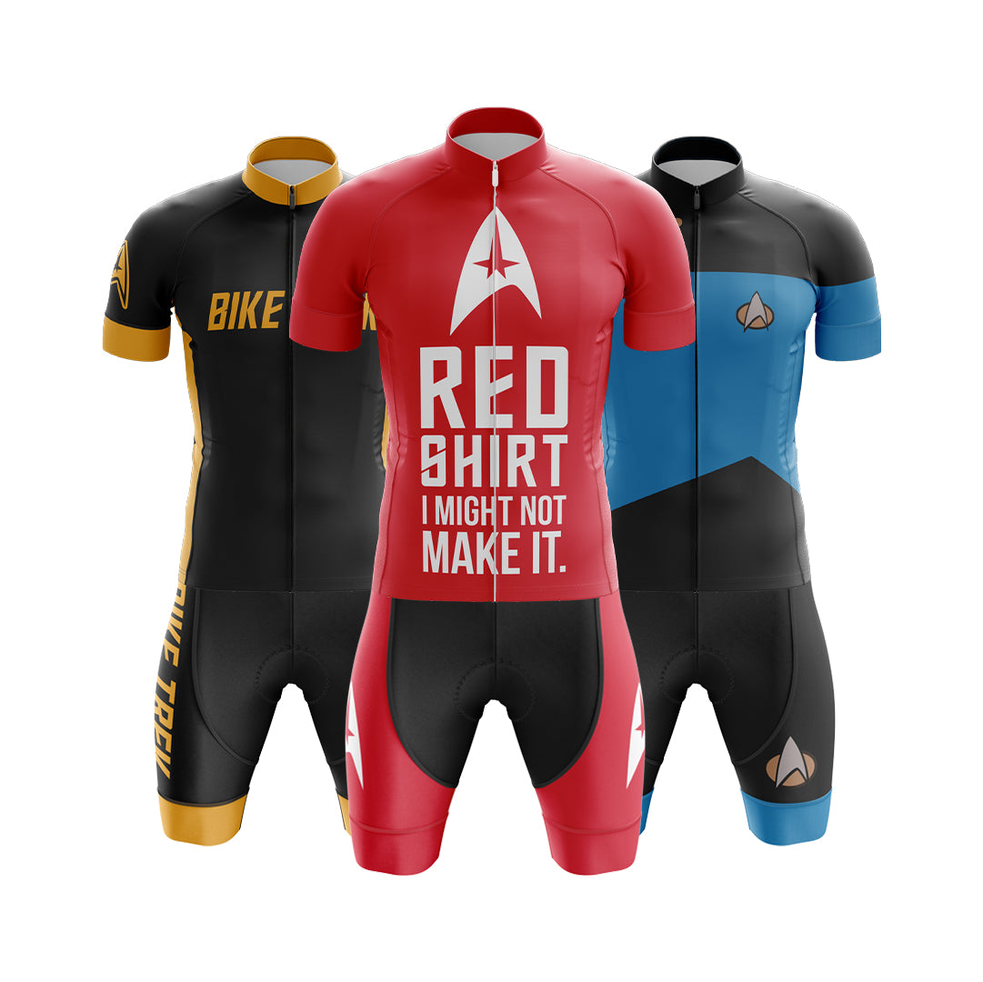 bicycle booth star trek Yellow Tri-Suit Hit the trails in style with this Star Trek Red MTB Long Sleeve Jersey Everyone's a Trekkie at Pedalpalooza