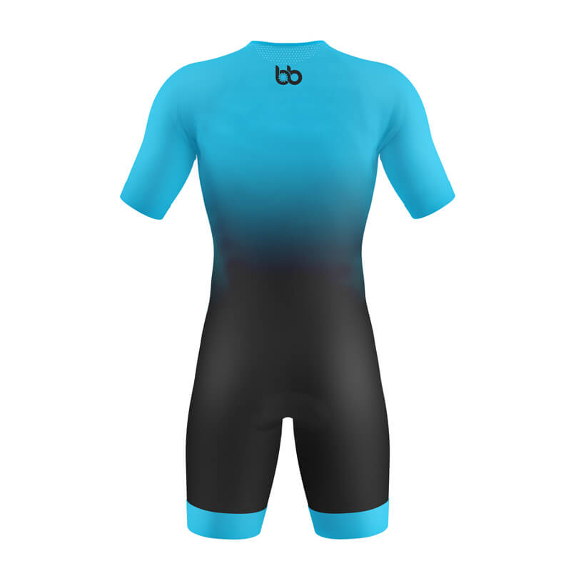 Black to Blue TriSuit Bicycle Booth