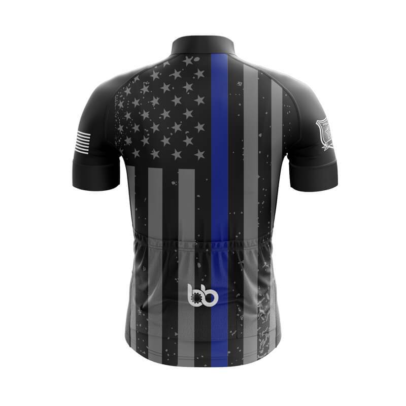 Tactical Thin Blue Line Jersey Bicycle Booth