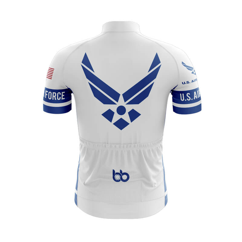 U.S Air Force Club Jerseys (V1) (White) [CLEARANCE] Bicycle Booth