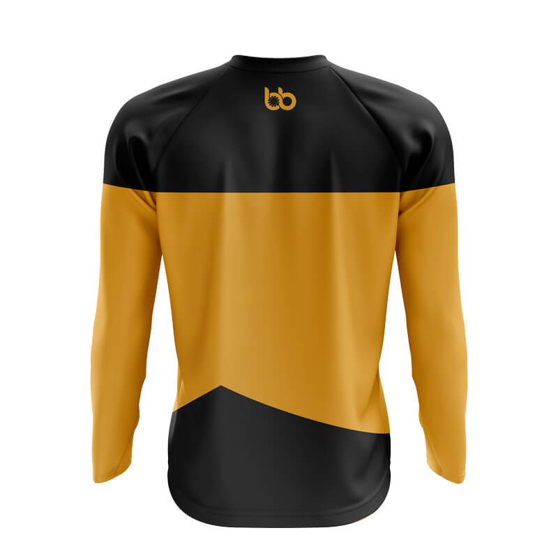 bicycle booth star trek Star Trek Yellow MTB Long Sleeve Jersey XXXL / Male