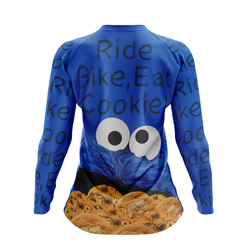 monster fahrradbekleidung Cookie Monster MTB Long Sleeve Jersey XL / Female