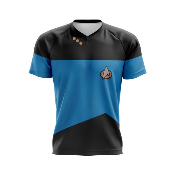 bicycle booth star trek Blue MTB Jersey Size:PSW808MH / 8'0