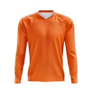 Basic Hi-Viz Orange MTB Long Sleeve Jersey