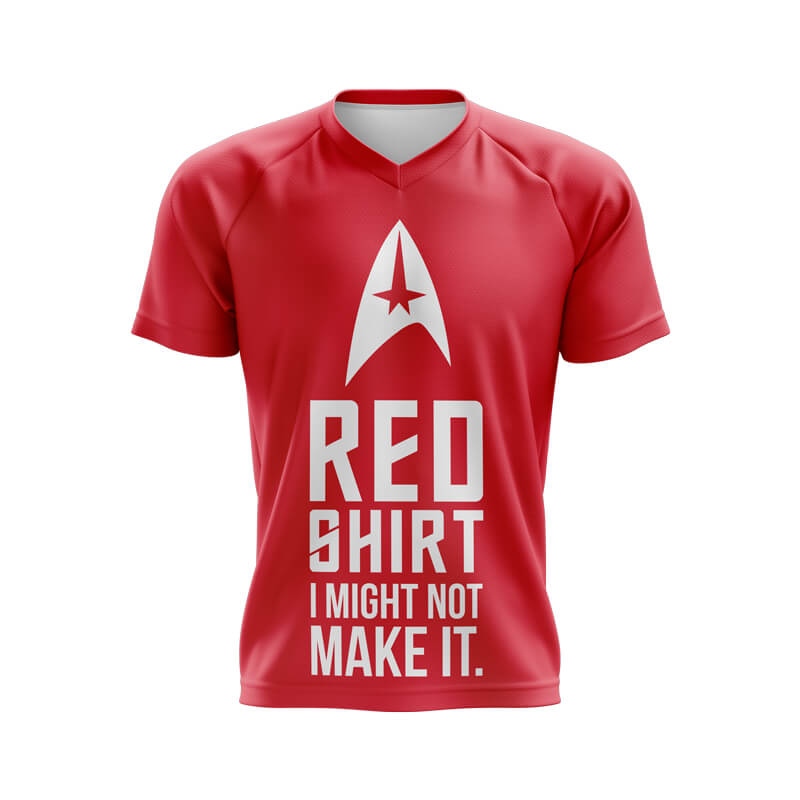 trek bicycle t shirts Bike Trek Red Shirt (V1) MTB Kids Jersey – Bicycle Booth