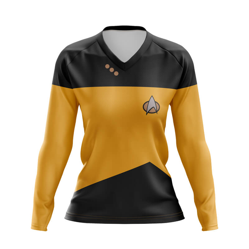 bicycle booth star trek Red MTB Long Sleeve Jersey Click Add to Cart to get yours Today! Star Trek Red MTB Long