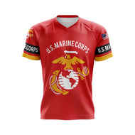 U.S Marine Corps MTB Kids Jersey (V1) (Red)