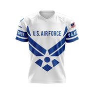 U.S Air Force MTB Kids Jersey (V1) (White)