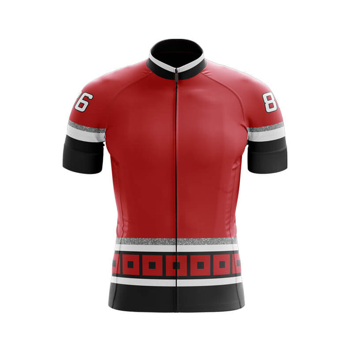 Octopus (V1) (White) Bike Jerseys - POLYESTER, Breathable, Dries Quickly - Bicyclebooth