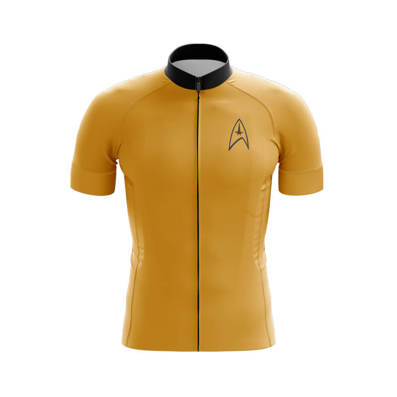 Bike Trek (Yellow) Cycling Jerseys - Polyester, Breathable, Dries Quickly
