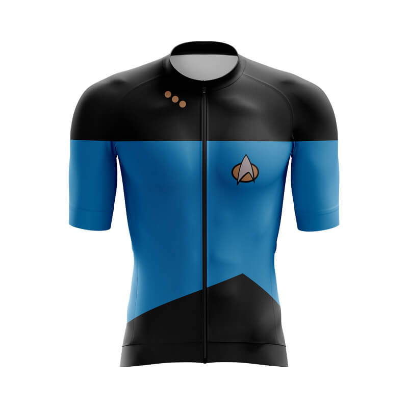 star trek bicycle jersey Star Trek Blue Aero Jerseys Short Sleeve / XL / Male