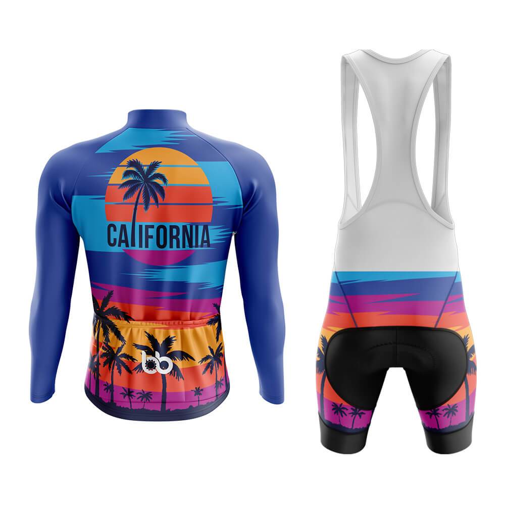 aero cycling gear California State (V2) Aero Cycling Kit Long Sleeve / Bib Shorts / Female