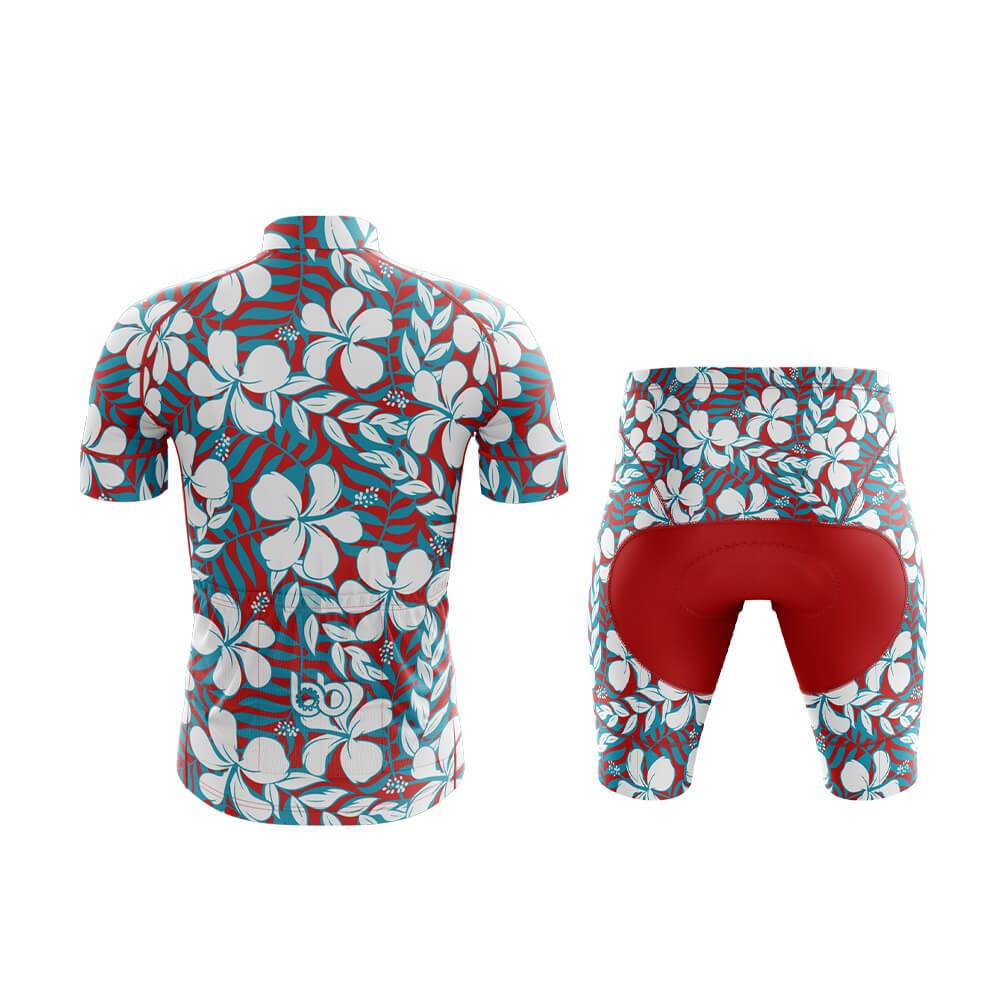 Red Colour Riding Kit Hawaiian Red Cycling Gear | Cycling Kits |Cycling jersey |Bike Clothing ...