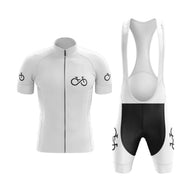 BBPOD Bundle Short Sleeve / Bib Shorts / Male Bike Forever (V2) (White) Cycling Kit