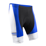 BBPOD Cycling Shorts Padded White Thin Blue Line Shorts