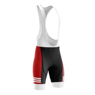 BBPOD Cycling Shorts XXS / Female / Bib Padded Thin Red Line Shorts & Bib
