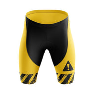 BBPOD Cycling Shorts XXS / Male / Yellow Warning Dont touch my bike Shorts
