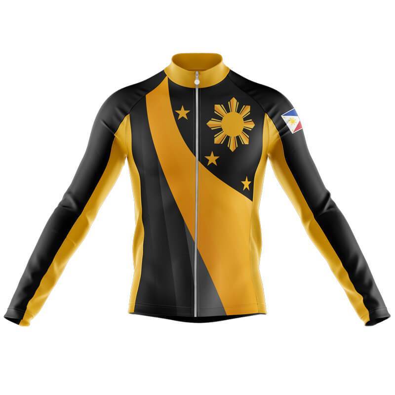Philippine Cycling Jersey Bib – Short Sleeve, 100% Polyester, Unisex, Breathable (Multicolor)
