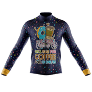 BBPOD Long Sleeve Jerseys XXS / Male Will Bike for Coffee and Donut Long Sleeve Jersey