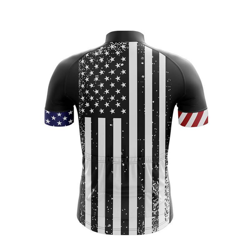 Maillot de cyclisme à manches courtes pour hommes USA American National Icon Maillot de cyclisme à manches courtes pour hommes USA American National Icon